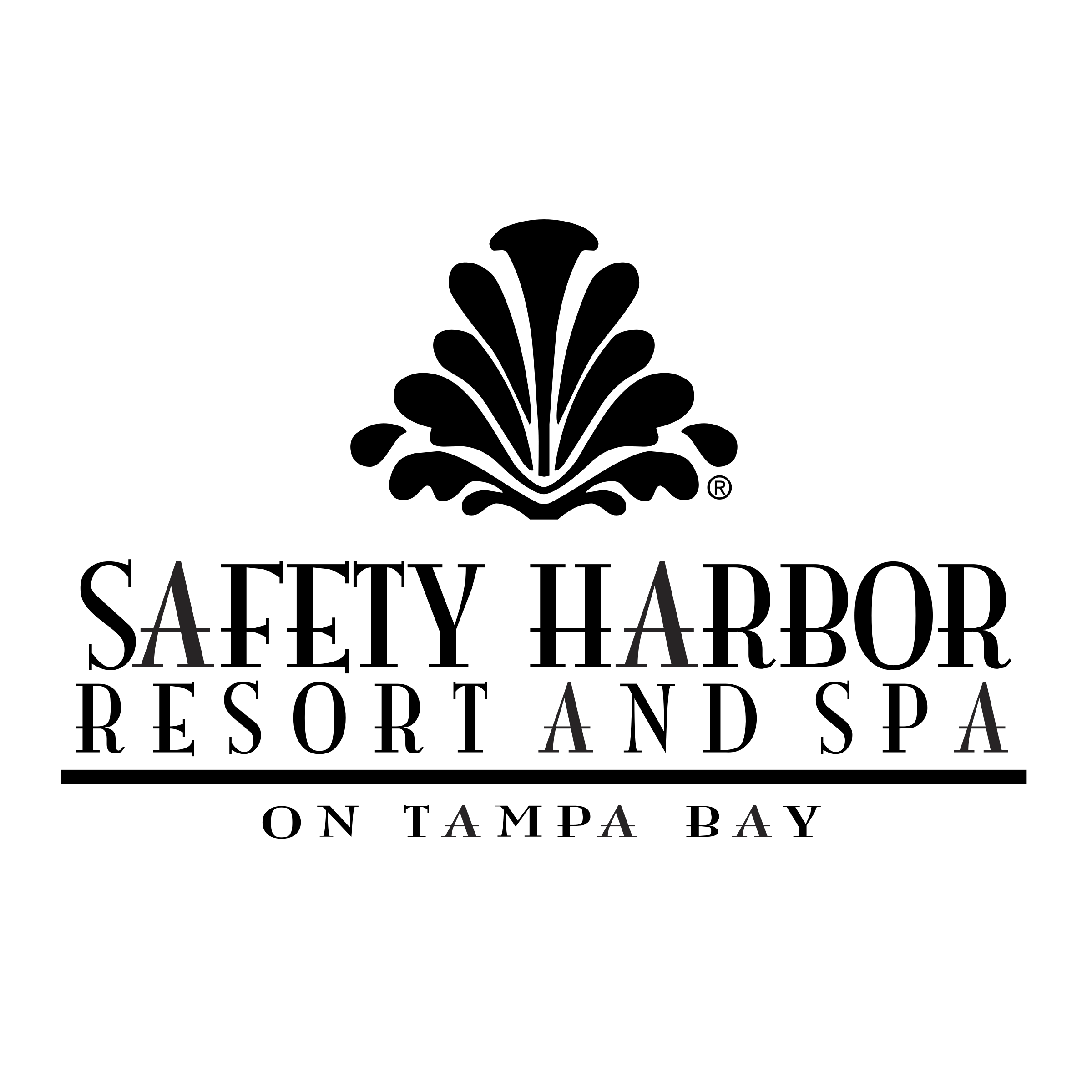 Logo of Safety Harbor Resort and Spa where DaHeart Productions performed Tampa Bay Wedding DJ Services