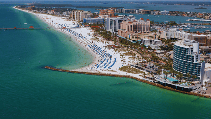 DaHeart Productions location showing the beach waterfront in Clearwater, FL